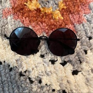 NWT DIFF Eyewear Isla Black Black Wrap Sunglasses